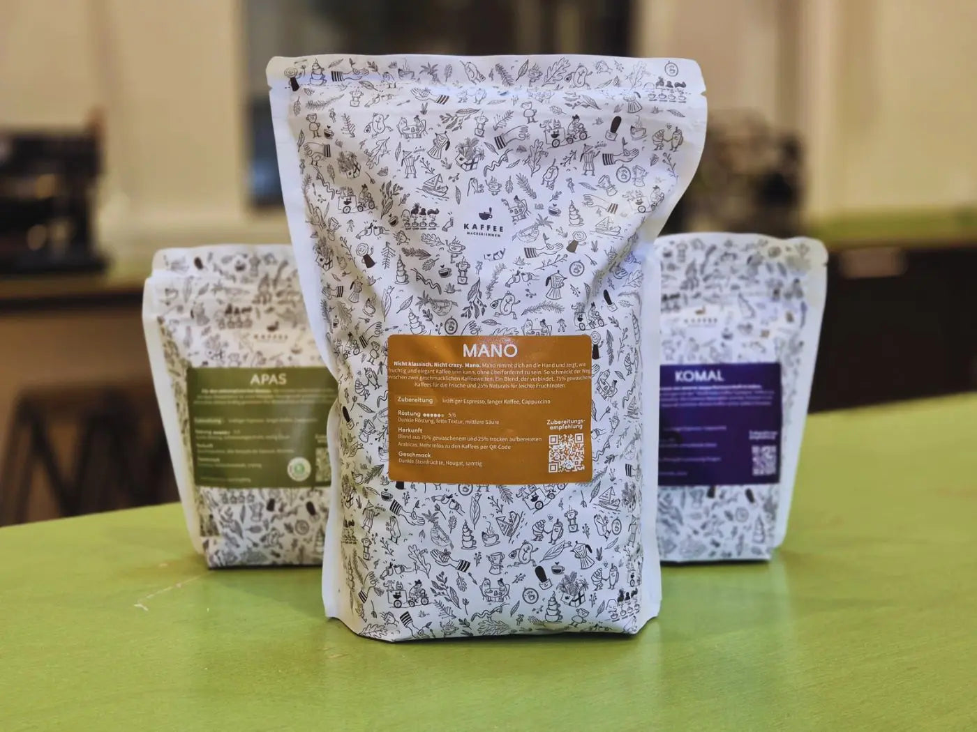 Mano Apas Lila Espresso Kaffeemacher