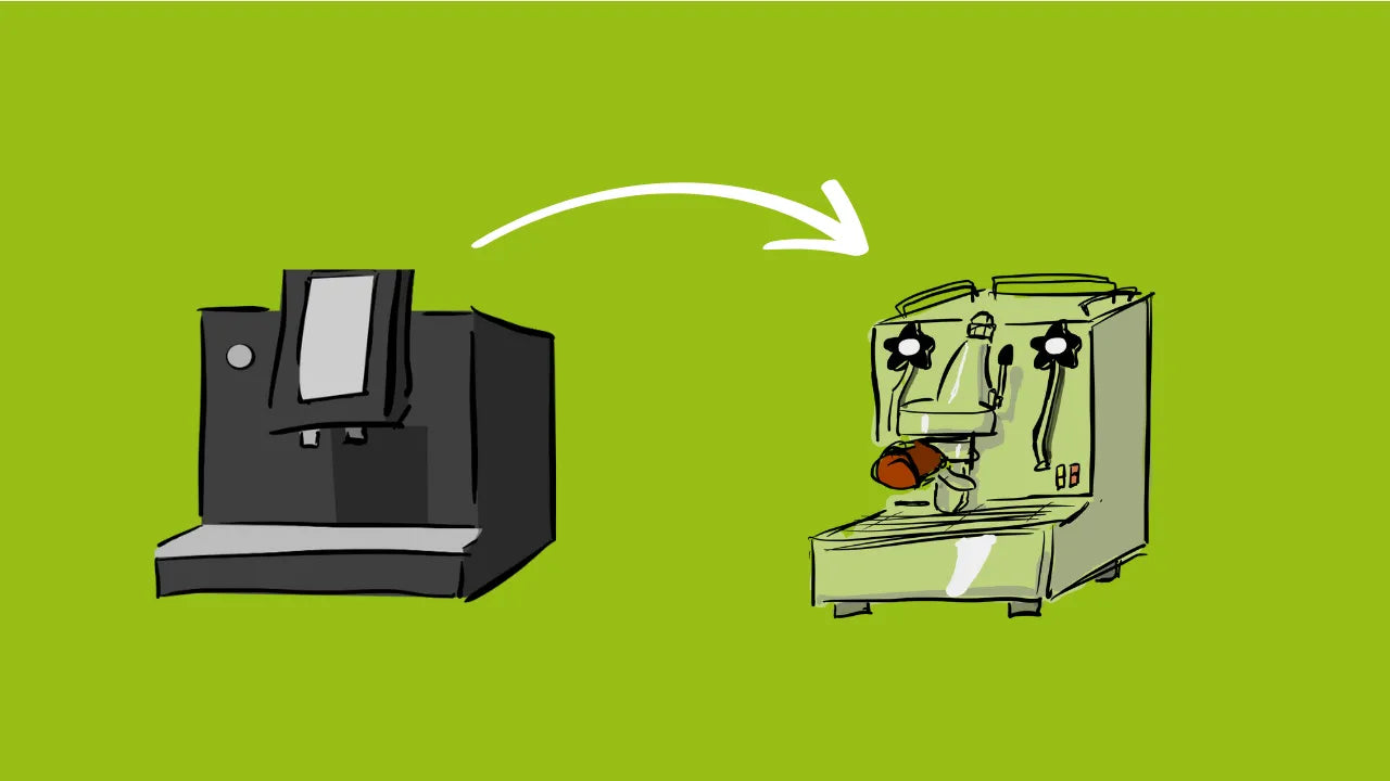 Vom Kaffeevollautomaten zur Espressomaschine umsteigen - Tipps und Gründe