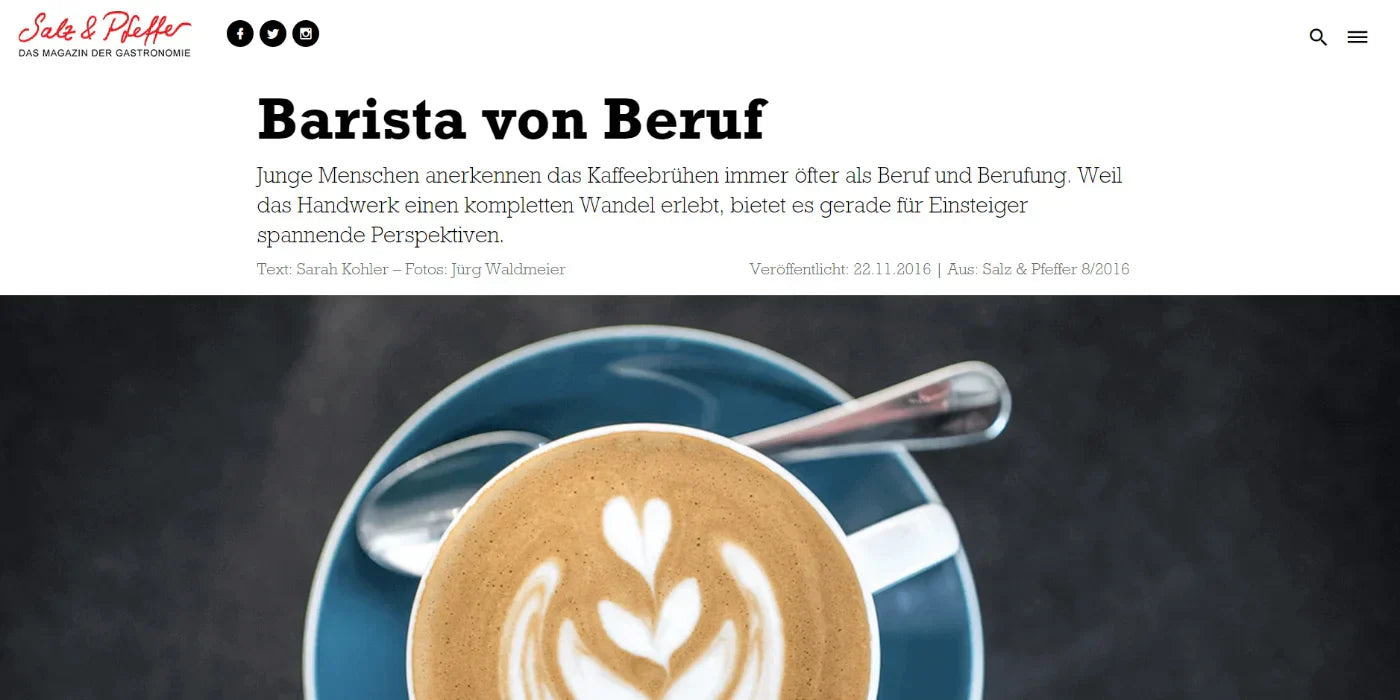 Leseempfehlung: Barista von Beruf – Salz & Pfeffer