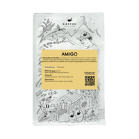 Unser Kaffee "Amigo" Vorderansicht mit Label