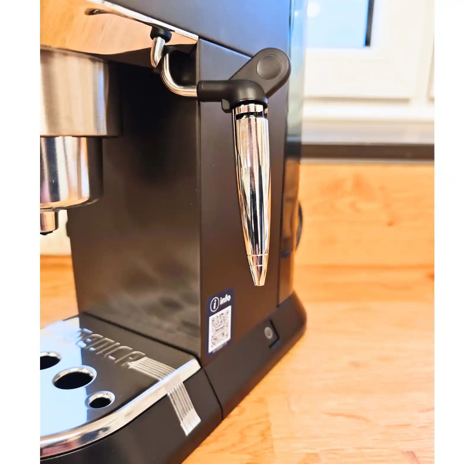 KM Edelstahl Dampflanze für DeLonghi Maschinen