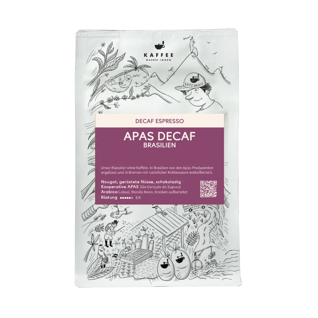 Apas Decaf, expresso décaféiné du Brésil