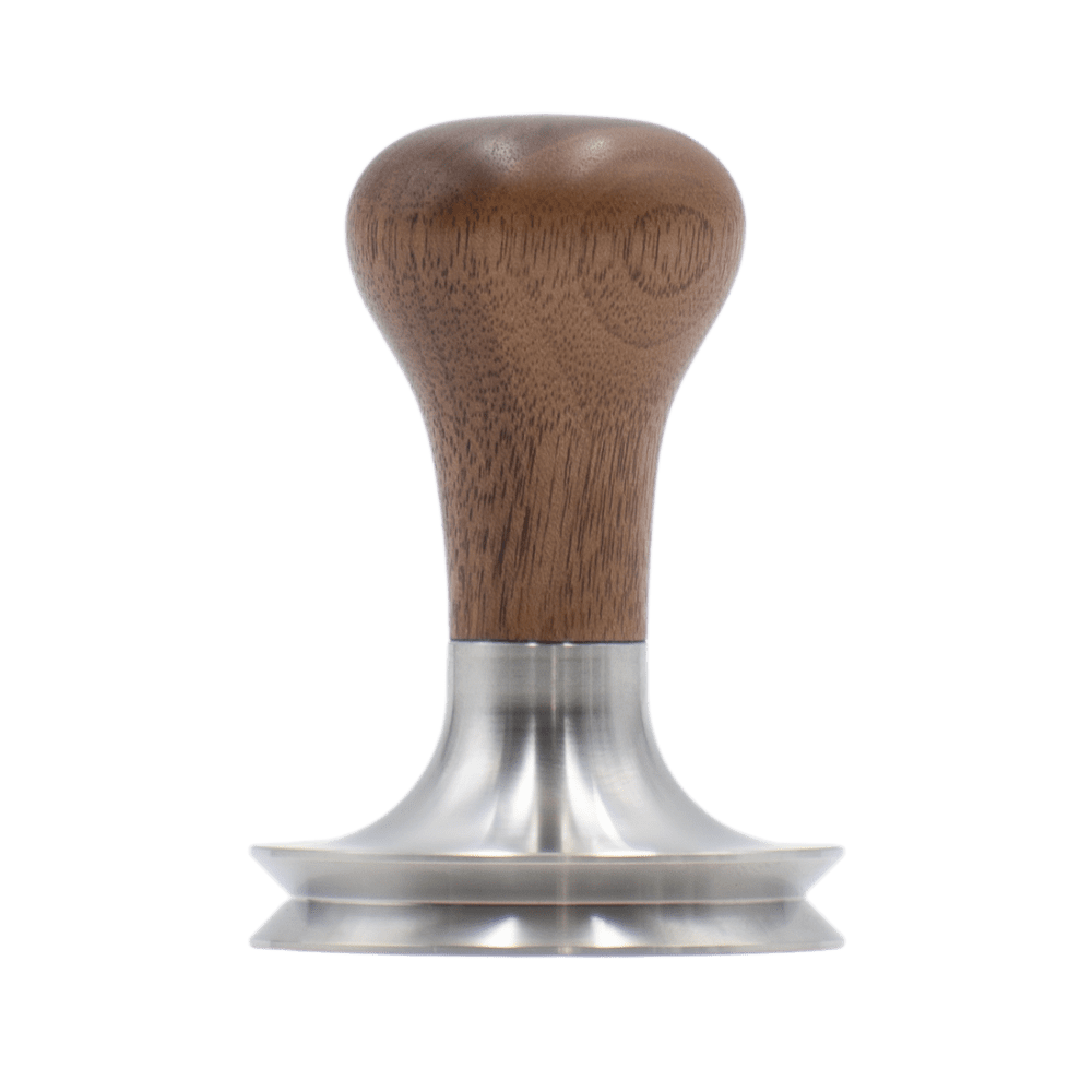 Tamper mit Nussholz Griff, dunkel