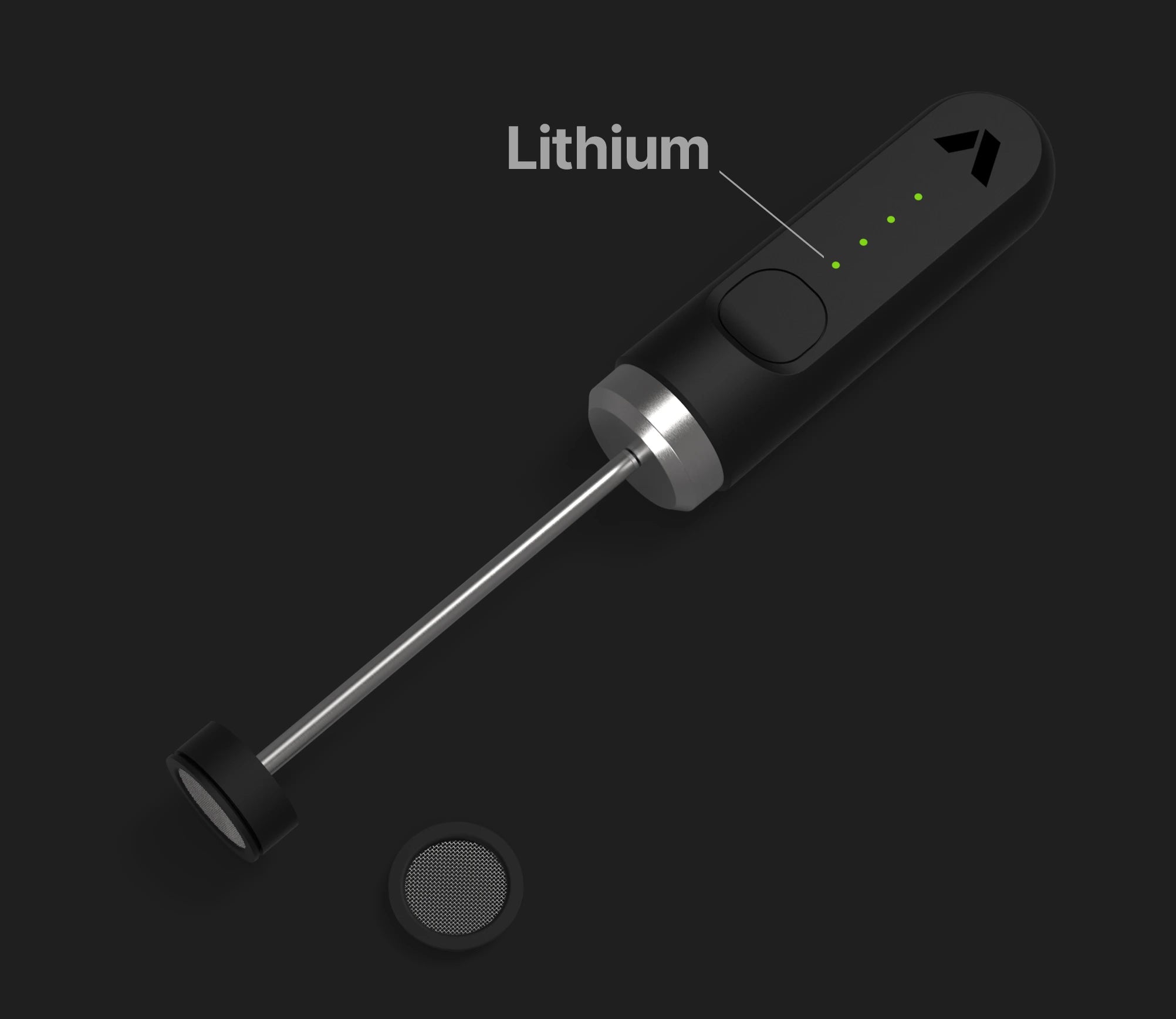 NanoFoamer Lithium mit Aufsatz