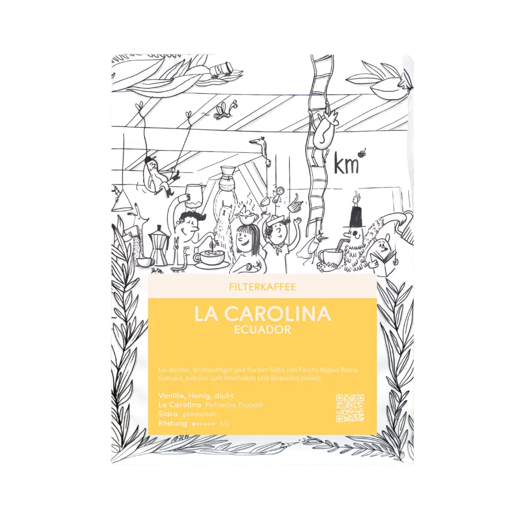 La Carolina, caffè filtrato dall'Ecuador