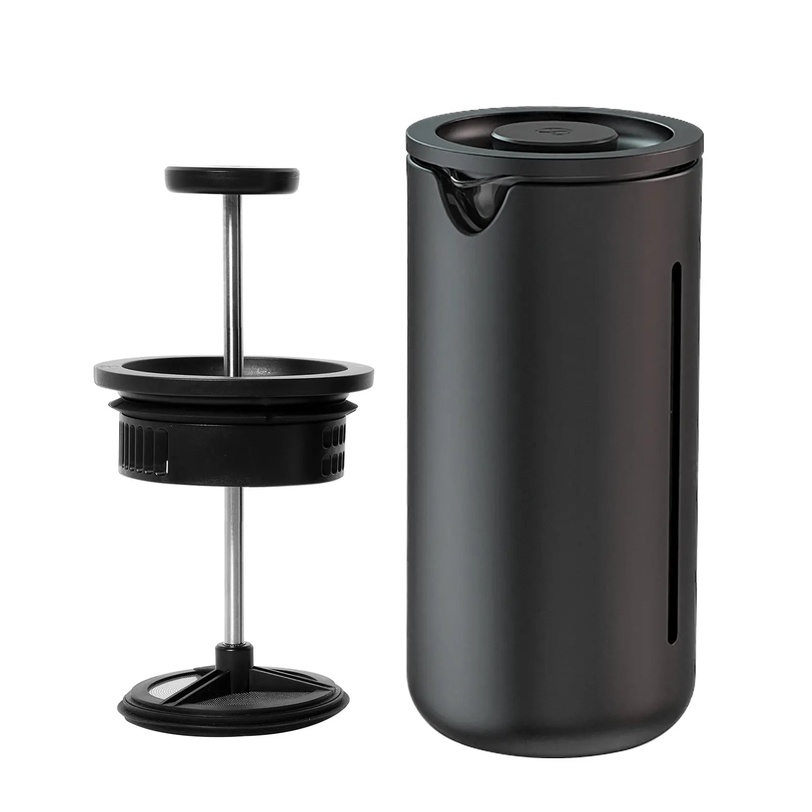 Timemore U French Press mit Einzelteil